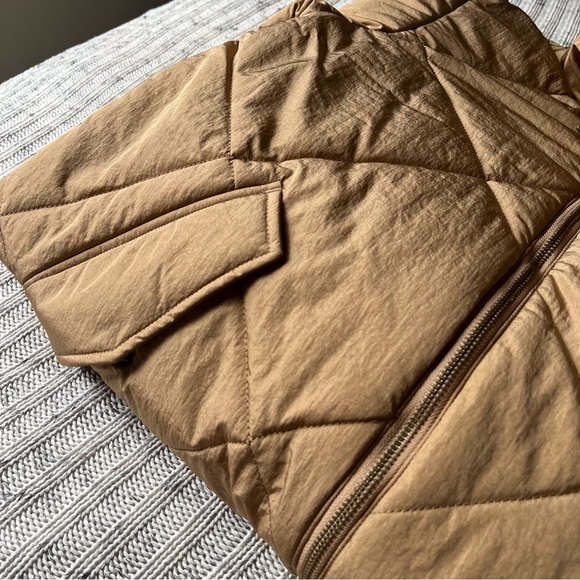 Selected Femme Long Quilted Oversized Hooded Coat - Picture 8 of 15